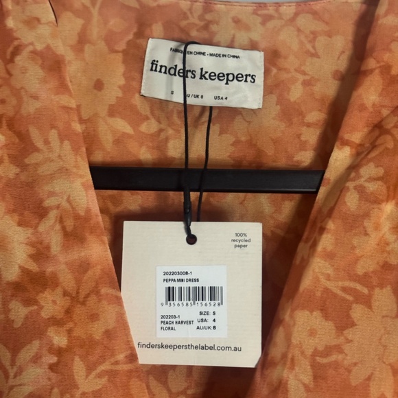 FINDERS KEEPERS PEPPA MINI DRESS NWT SIZE SMALL - Picture 4 of 4